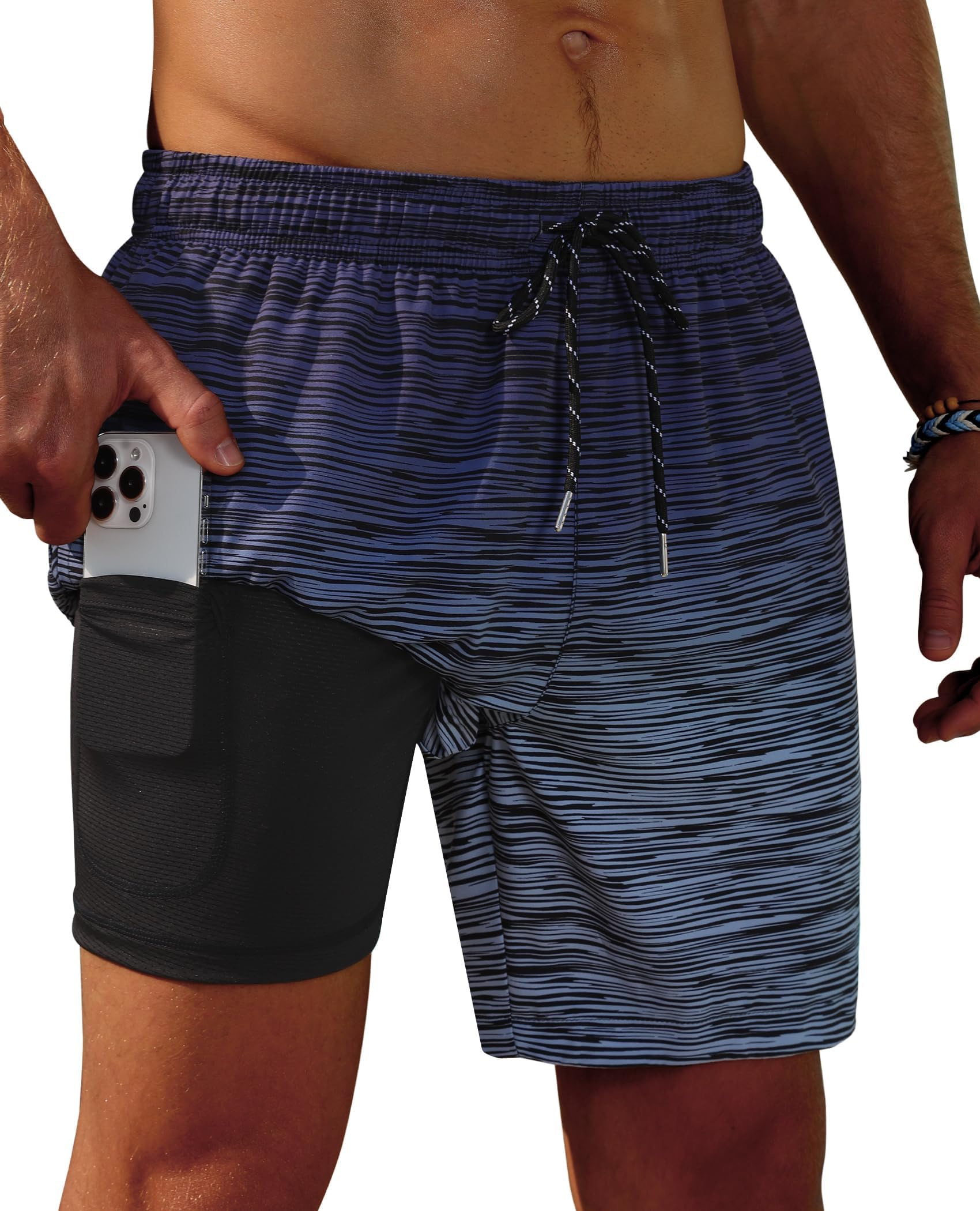 Gleeease 7-Inch Swim Trunks