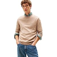 Tommy Hilfiger Uomo Pullover Essential Cotton con Scollo Rotondo