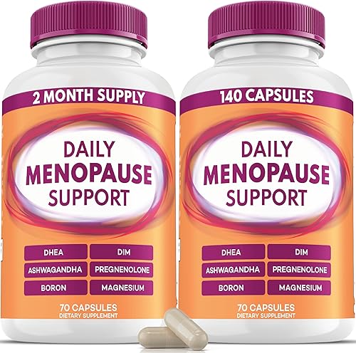 Suplemento de menopausia 10-1 para mujeres, cápsulas de equilibrio hormonal femenino para sudores nocturnos, sofocos y cambios de humor con