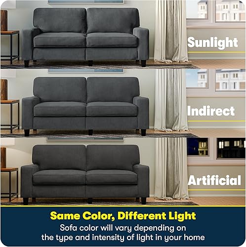 Miniatura 257 de Serta Palisades Sofás Tapizados para Sala, Sofá de Diseño Moderno, Tela, gris (Glacial Gray) gris (Glacial Gray),Beige,Marrón,Alforfón Beige,Marrón