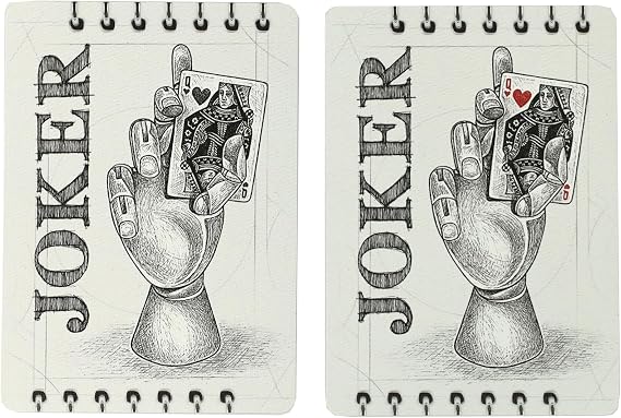Sketch & Draft Bicycle Artist Series Playing Cards, Limited Edition Set in Sketch Pad and Blueprint Tuck Box Designs