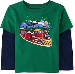 The Children's Place Baby-Boys and Toddler Long Sleeve Everday Casual Knit Shirt