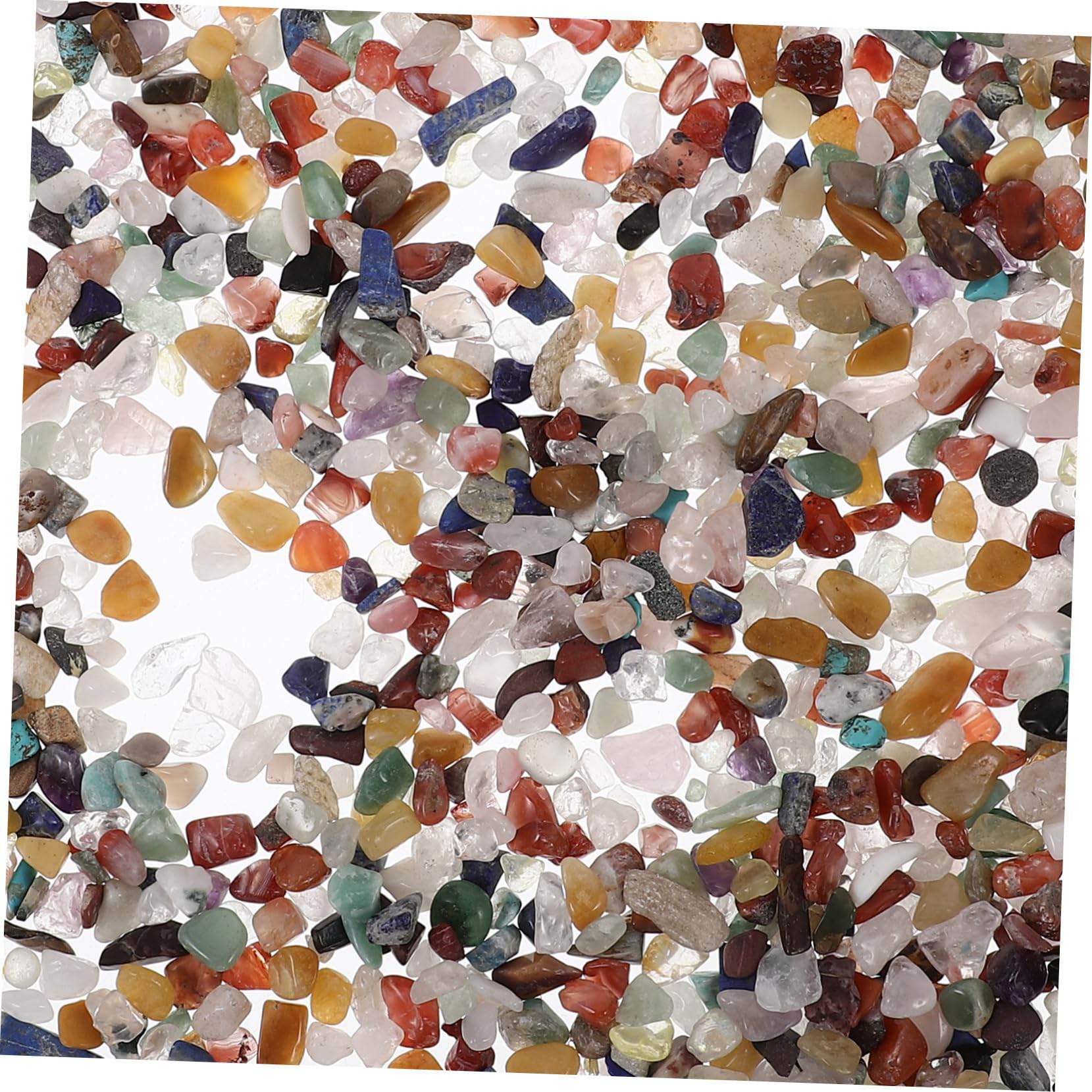 Unomor Quartz Crystals 7-9mm Stone Gravel Buddhist Stones for Meditation Decorative Rocks Vase Filler