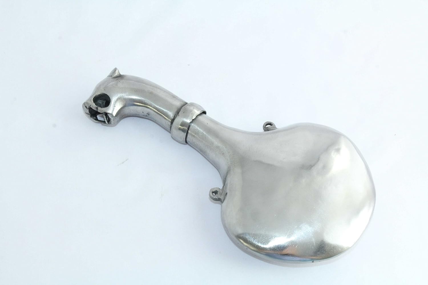 Steel Gun Powder Bottle Tiger face Cap Home Decorative