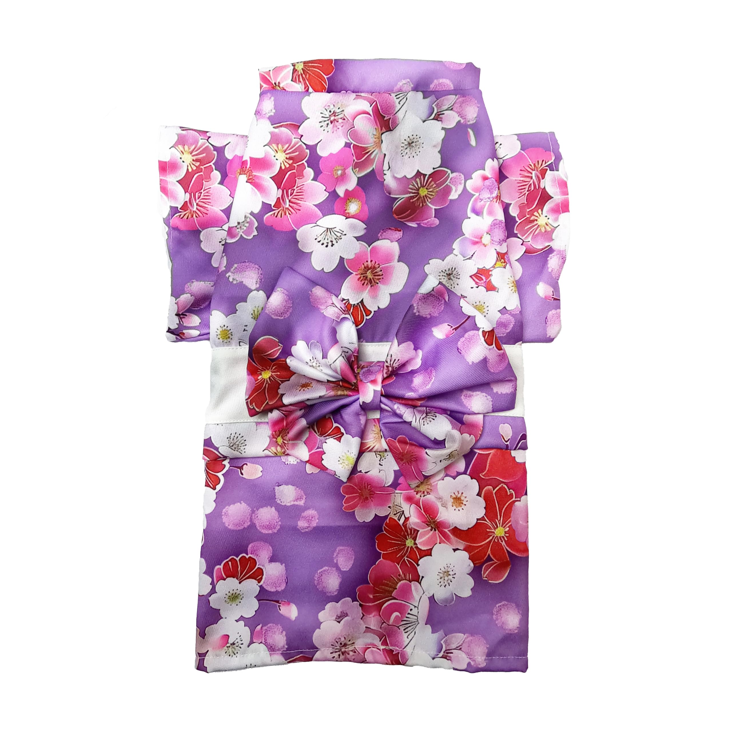 Wag&Wink Dog Clothes Cat Clothes Autumn and Winter Dog Wear Dog Kimono Cat Kimono Girl Dog Clothes Small Dog Hakama Formal Japanese Kimono Ceremonial Wear Traditional Japanese Attire Shrine Visit