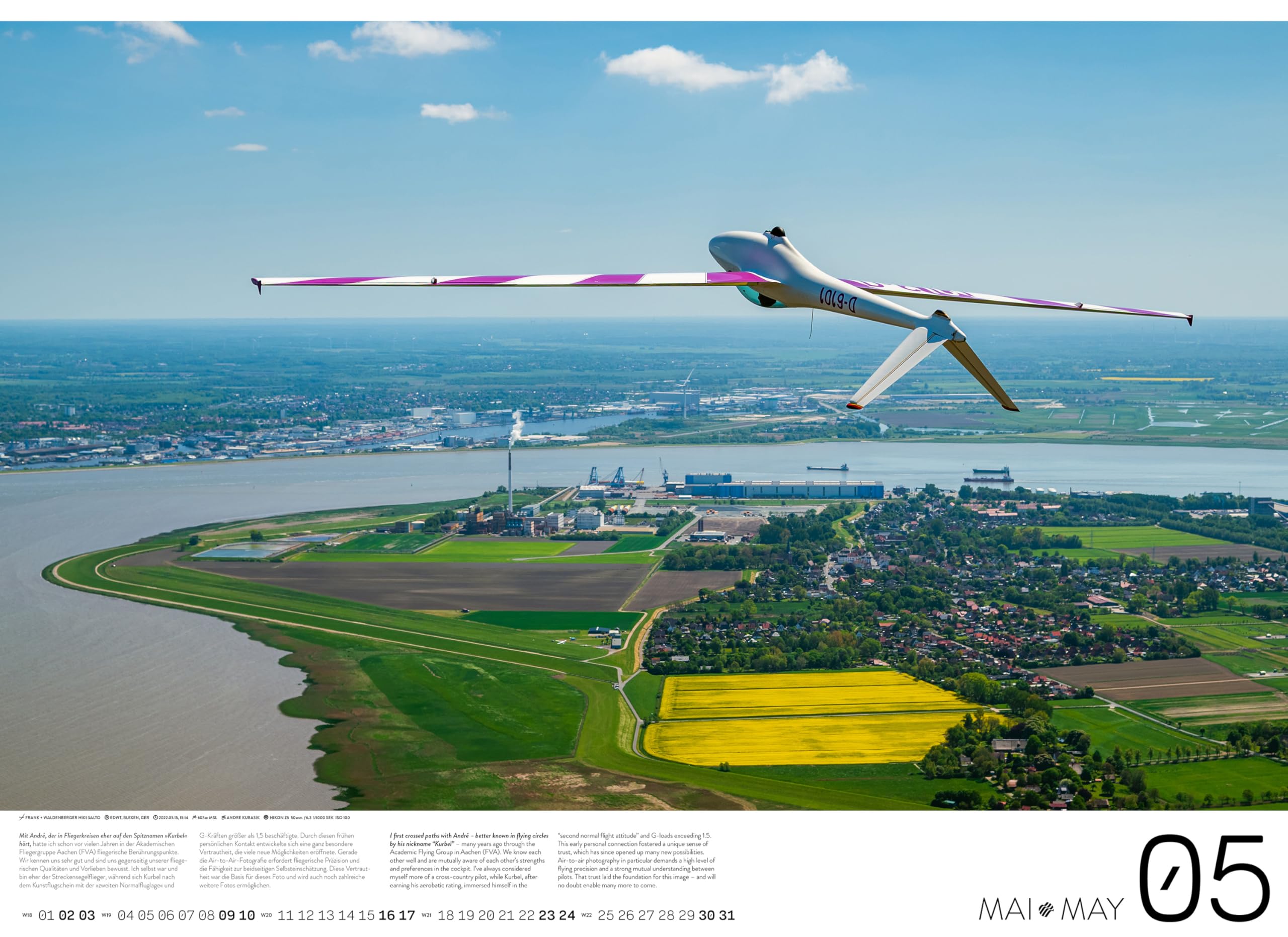Segelflugkalender: Beauties of the Sky 2026 ― by Tobias Barth: VIENTO CALENDARS