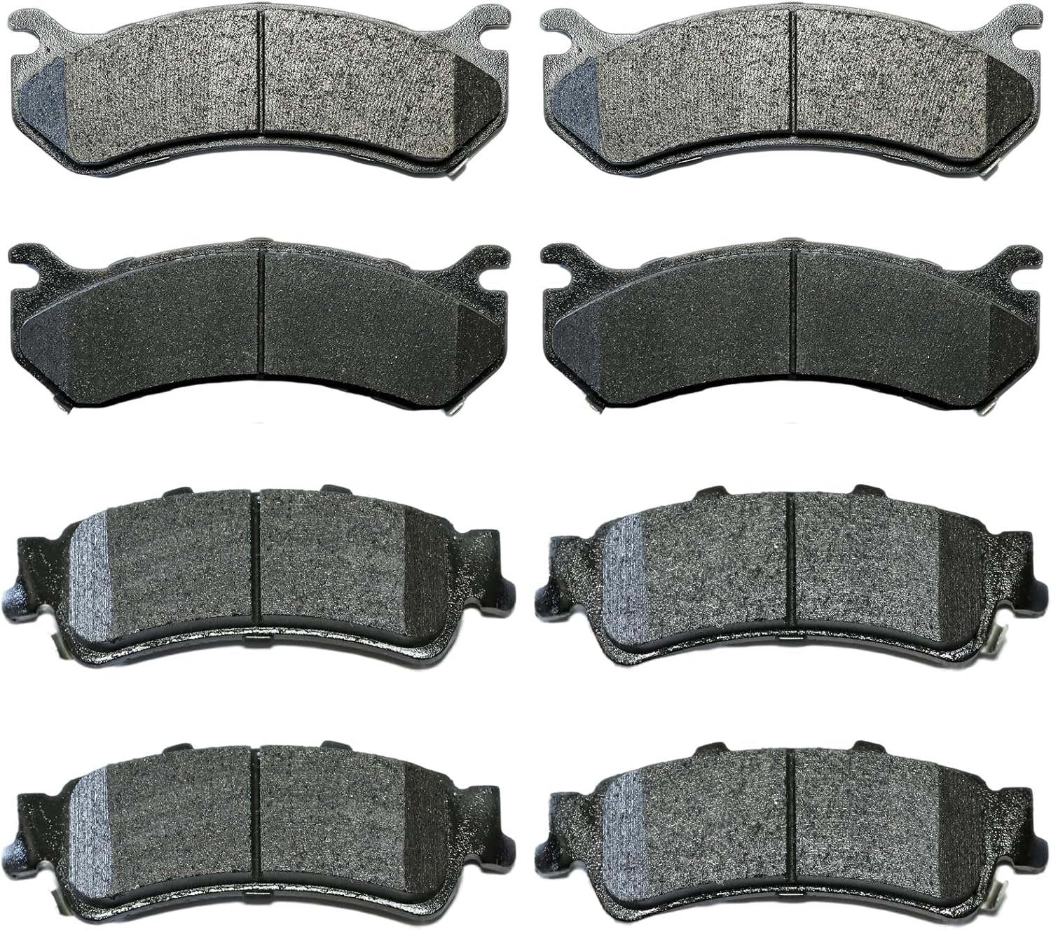 D785 D792 Brake Pads 8pcs For 1999-2006 for Chevrolet Silverado 1500,2000-2001 for Tahoe/Gmc Yukon,2003-2005 for Chevrolet Astro/Gmc Safari,1999-2006 for Gmc Sierra 1500 Front Rear Ceramic Brake Pad