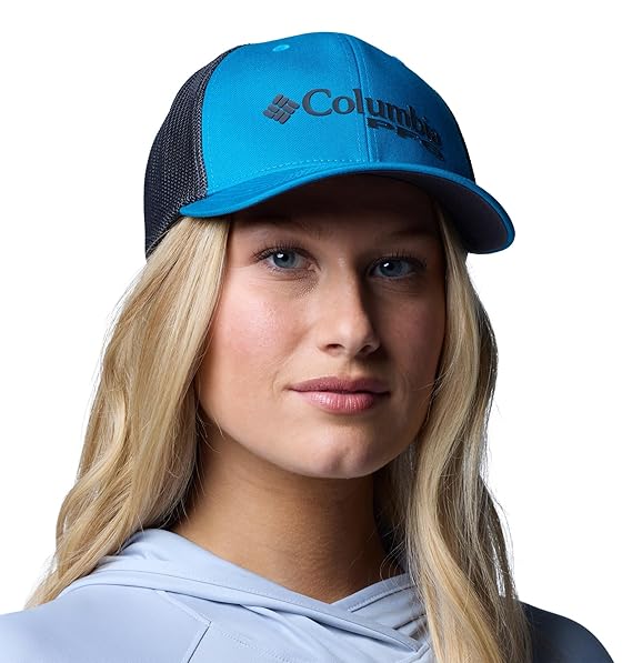 Buy Columbia Unisex PFG Mesh Ball Cap, Blue Echo, Shark, Anthem