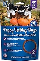 Vista 1 de N-Bone Anillo de dentición para cachorros, sabor calabaza, 7.2 onzas/(paquete de 6)