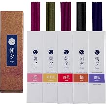 Asayu Japan R ucherst bchen-Probepackung - 5 Blumige D fte - 20g 5 Verschiedene D fte 100% Made in Japan - F r Yoga Zen Meditation & Entspannung