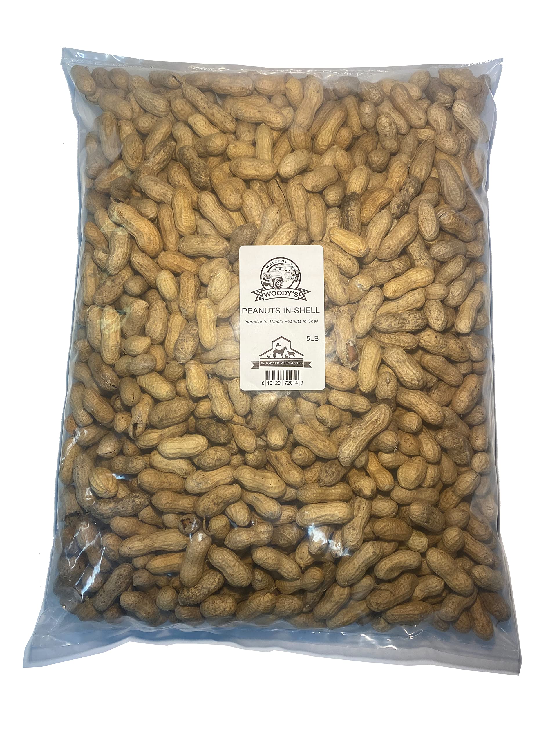Woody's Peanuts in Shell - Wild Bird Feed(5 Pounds)