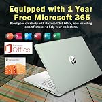HP Stream 14" HD Laptops for Student & Business, Intel Processor N150, 4GB RAM, 288GB Storage (128GB UFS+160GB Docking Station Set), Copilot AI, 1-Year Office 365, Intel Graphics, Win 11, Green