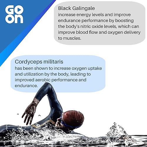 Miniatura 6 de GOON Suplementos de resistencia para correr, triatletas, ciclismo aumenta resistencia, recuperación muscular, impulso rápido de fitness con
