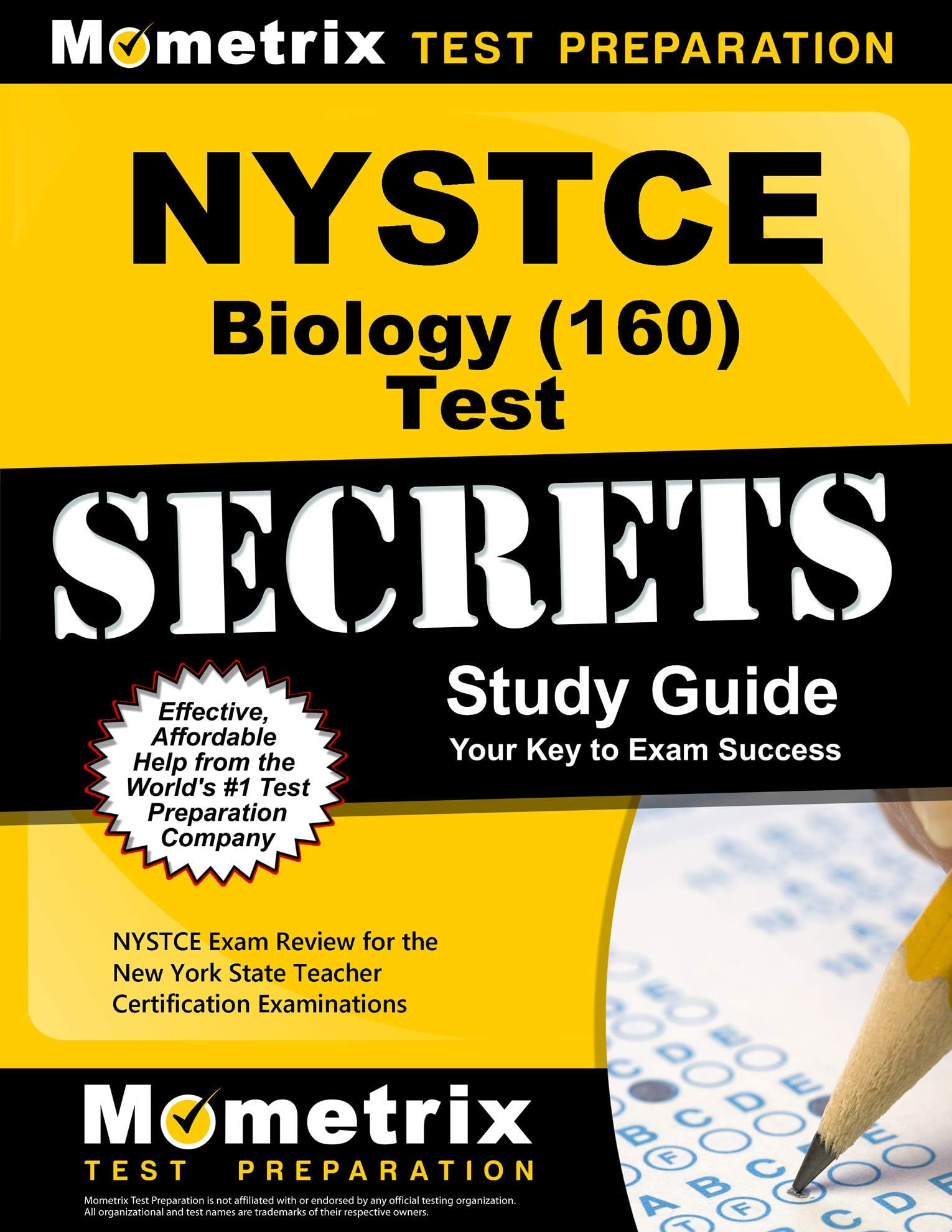 NYSTCE Biology 160 Secrets Study Guide: NYSTCE Test Review for the New York State Teacher Certification Examinations (Mometrix Test Preparation)