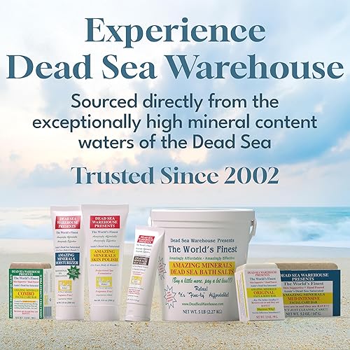 Miniatura 5 de Dead Sea Warehouse Amazing Minerals - Máscara de barro 4 onzas Mascarilla limpiadora de barro del Mar Muerto Rico en minerales Ayuda a exfoliar,