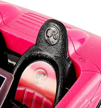 Barbie DVX59 Autre Glam Convertible Sports, Toy Vehicle for Doll, Pink Car