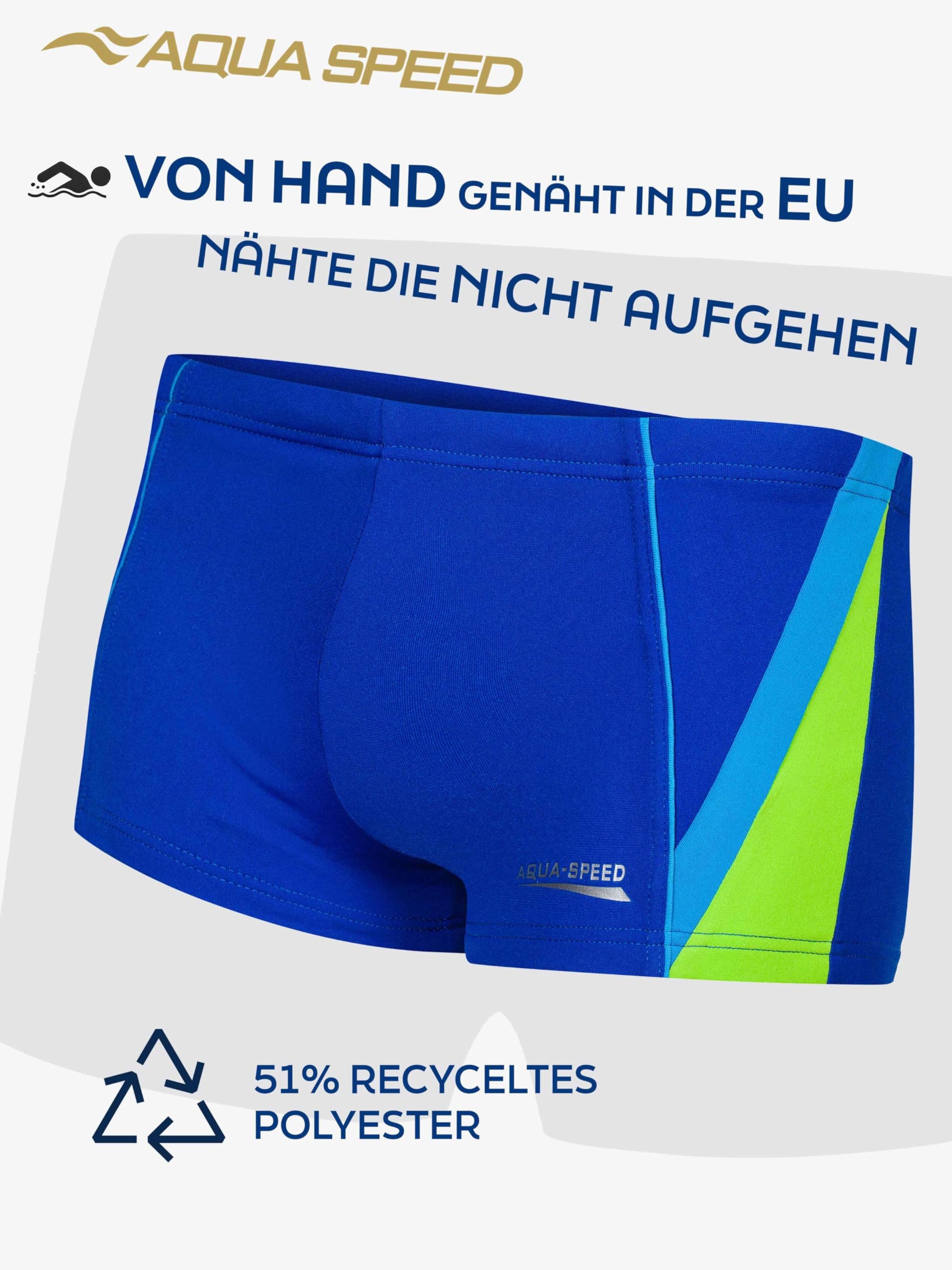 Aqua Speed Leo + Andy + Diego Pantaloni da Nuoto | 92-152 cm | Moderni Protezione UV | Resistente ai Raggi UV | Resistente al Cloro | Coulisse