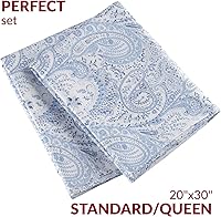 Vista 2 de Mellanni. - Juego de fundas de almohada de lujo - ropa de cama de microfibra cepillada 1800 - resistente a arrugas, manchas y decoloración