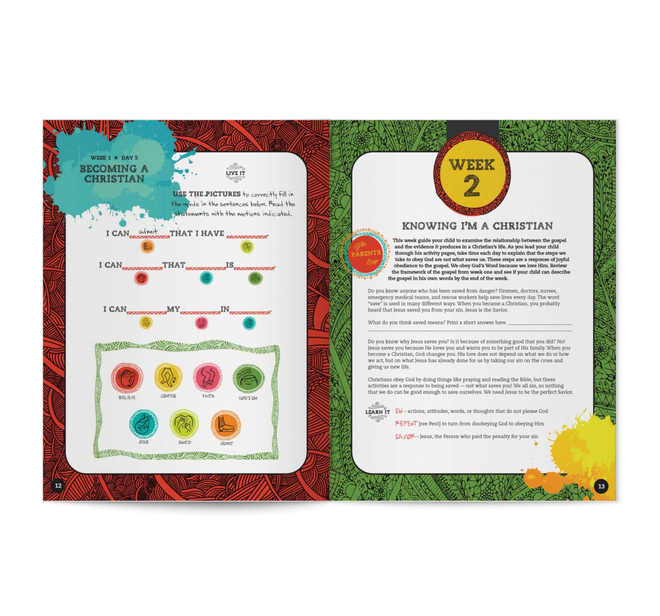 I'm a Christian Now! (Younger Kids Activity Book) - Revised - Image 7