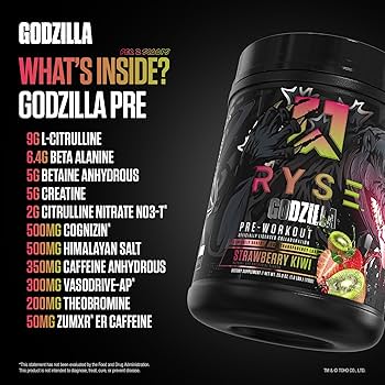 Amazon.com: RYSE Godzilla X Noel Deyzel Pre Workout Powder