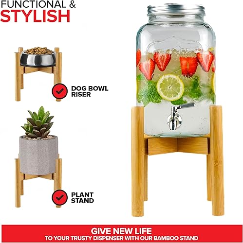 Miniatura 4 de Modern Innovations Dispensador de agua ajustable para botellas de 5 galones (ajuste de 8 a 10 pulgadas) para jarra de bebidas o dispensador de