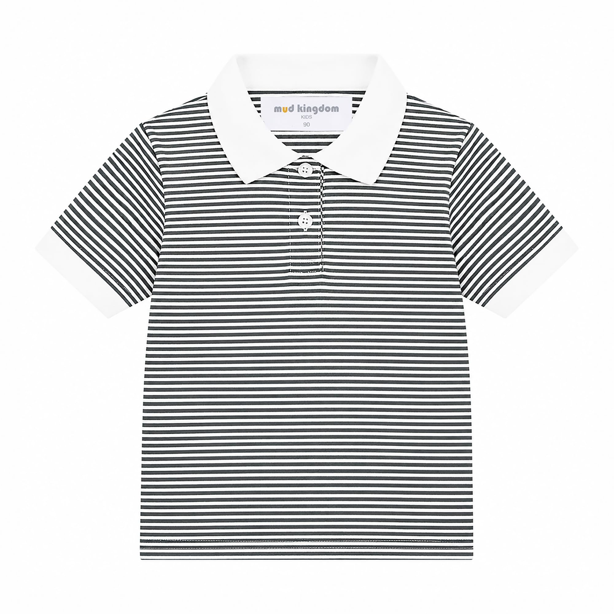 Mud Kingdom Boys Polo Shirt Short Sleeve School Uniform Pique Polo Summer