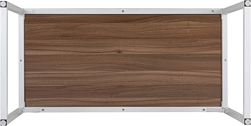 Miniatura 76 de Flash Furniture escritorio para computadora Nogal rústico,Negro,Blanco,Arce,Mahogany,Gris (rustic gray),Nogal,https://www.amazon.com/dp/undefined