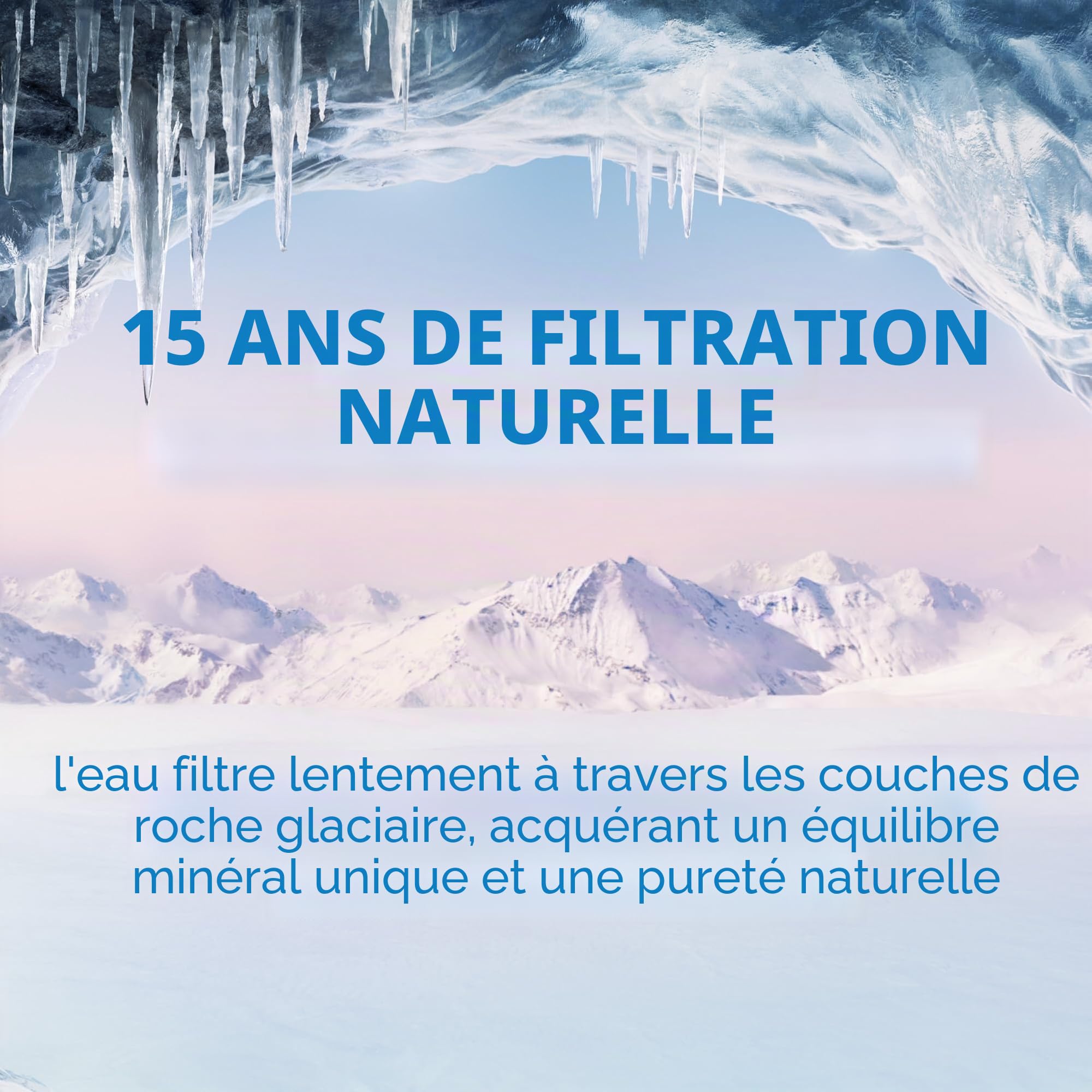 Evian Eau plate 500 ml - Lot de 24