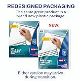 Avery Index Maker Clear Label Dividers, 12-Tab, White, 5 Sets – view 2
