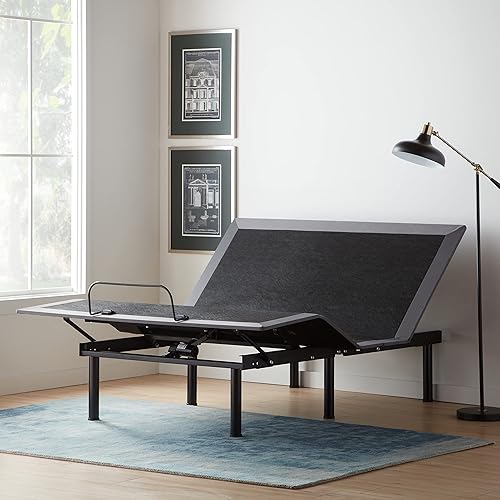 Miniatura 3 de Lucid Base ajustable L150 - Base de cama con inclinación de cabeza y pie - Control remoto inalámbrico - Motor silencioso premium, tamaño Queen