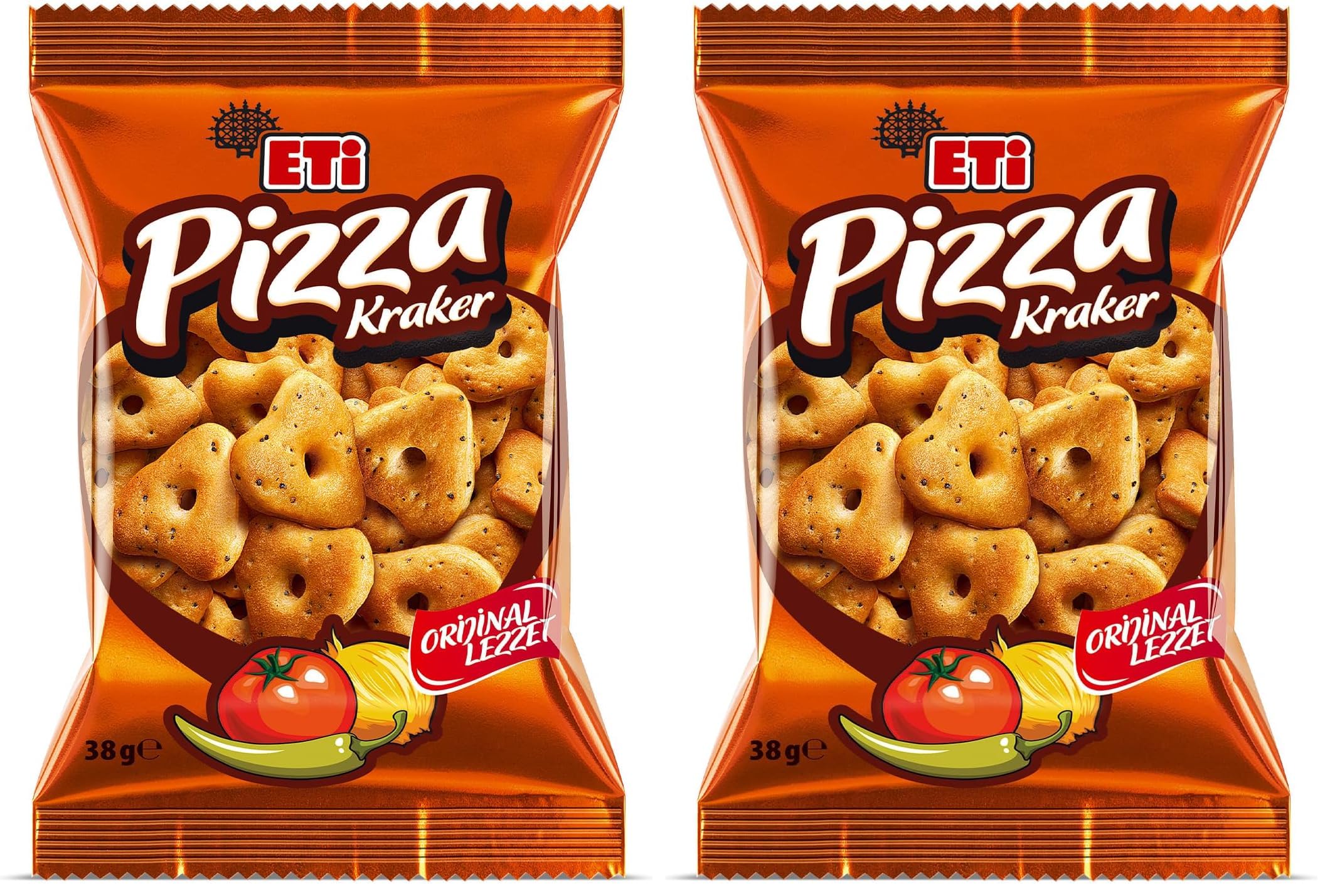 Eti Pizza Kraker 38 g 2li paket