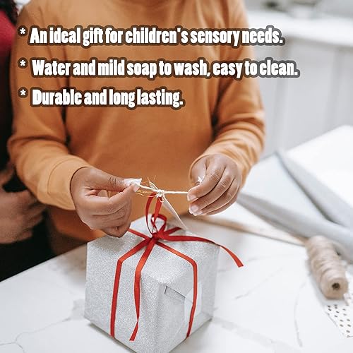 Miniatura 7 de MaberryTech Direct Pulseras sensoriales para niñas y niños, pulsera antiestrés para niños con autismo, TDAH, ansiedad o necesidades de dentición,