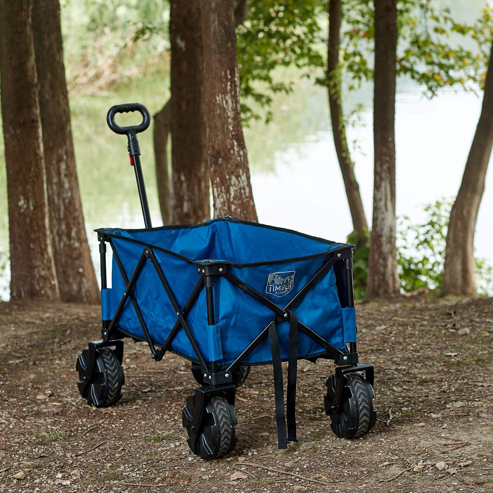 TIMBER RIDGE Outdoor Collapsible Wagon Utility Folding Cart Heavy Duty