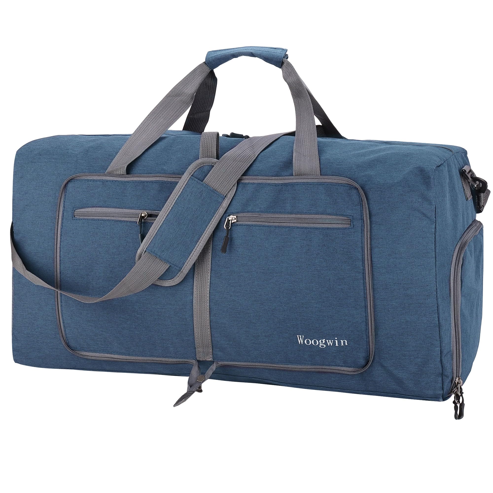 Woogwin Travel Duffel Bag Large Foldable Waterproof Overnight Bag for Beach Swim Bags Pool Sports Gym