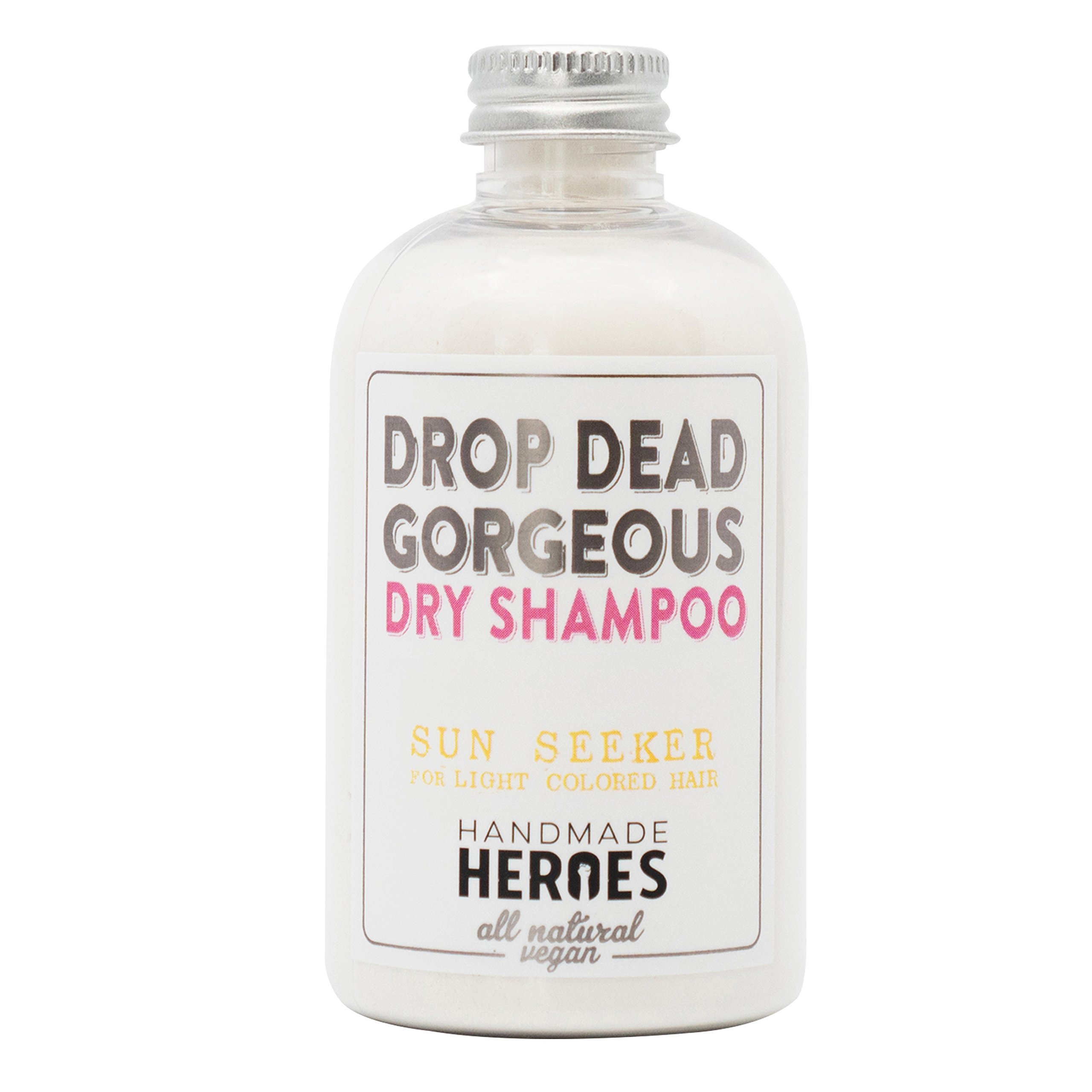 All Natural, Vegan Dry Shampoo Powder – For Blonde and Brunettes, Light, Medium to Dark Color & Brunette Hair – Volume Hair Powder Travel size 2 oz (Blonde - For Light Hair)