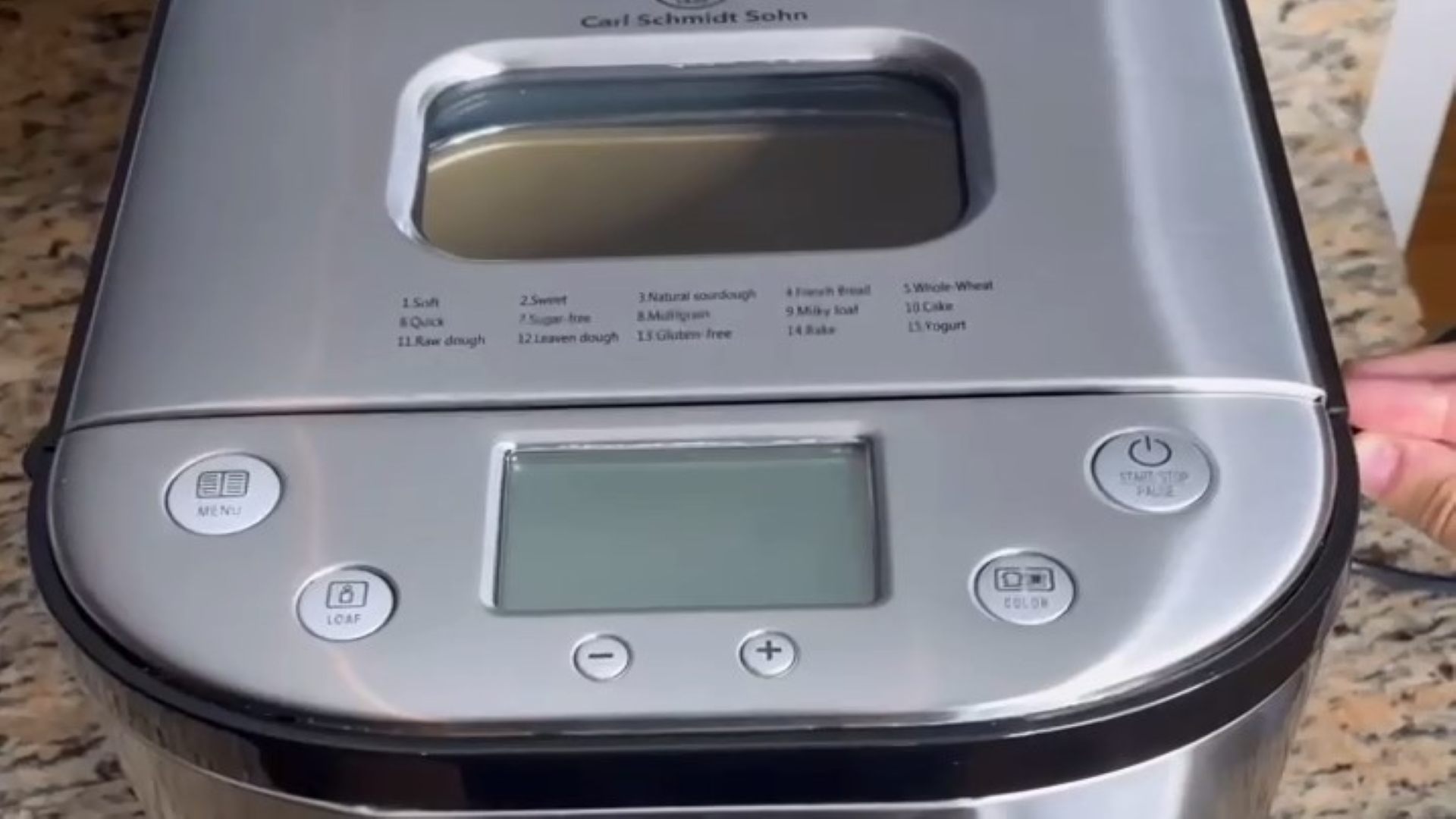 pensonic bread maker function