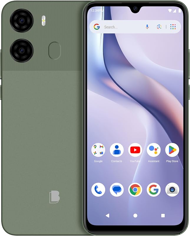 K2 | Unlocked | 6.88” HD+ Display | 13MP Main Camera + 8MP Selfie Camera | 64GB | 5,000mAh Battery | Android 15 | US Version | US Warranty | Sage