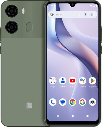 BLU K2 | Unlocked | 6.88 HD+ Display | 13MP Main Camera + 8MP Selfie Camera | 64GB | 5,000mAh Battery | Android 15 | US Version | | Sage
