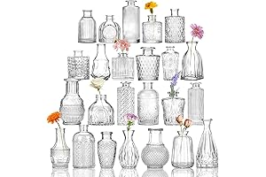 CUCUMI Mini Glass Vases: A Perfect Pairing for Rustic Elegance