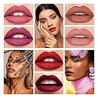 Vista 7 de Labiales de 18 colores de pastillas de cápsula, mini lápiz labial, juego de lápiz labial mate de larga duración, tinte de labios – Labiales Mate 24
