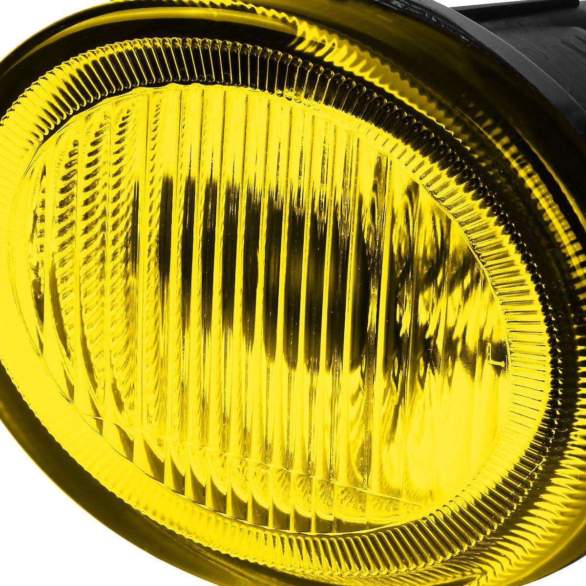 DNA MOTORING FL-ZTL-166-AM Front Bumper Fog Light Driver & Passenger Side Enhance visibility [Compatible with 02-03 Nissan Maxima]