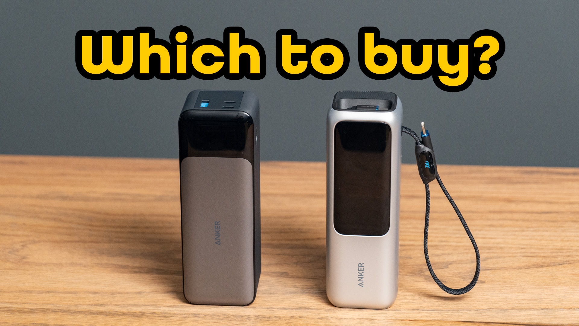 Watch Which to Buy? Anker 737 vs Anker Laptop Power Bank Compared