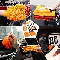 Vista 7 de Viewsun Kit de limpieza de coche 38PCS, suministros completos de limpieza de automóviles para limpieza profunda