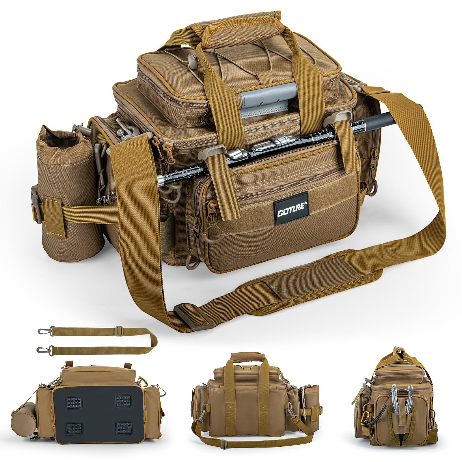 Goture Fishing Tackle Bag - Waterproof & Durable -20 Goture Fishing Tackle Bag - Waterproof & Durable -20