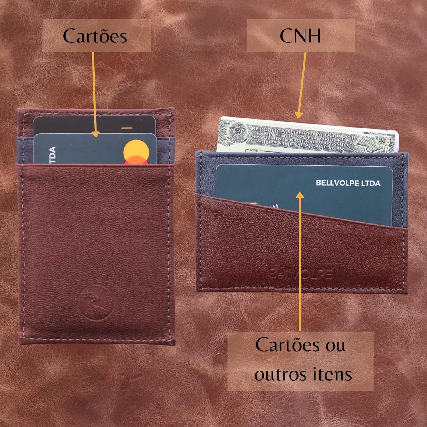 Carteira Masculina Feminina Porta Cartões Slim (Havana/Marinho) em promoção! Veja a oferta e mais achadinhos de Carteiras & Cintos 2 Hoje é o melhor dia para comprar Carteira Masculina Feminina Porta Cartões Slim (Havana/Marinho) com aquele preço maroto! Promoção! Aproveite a oferta! 2