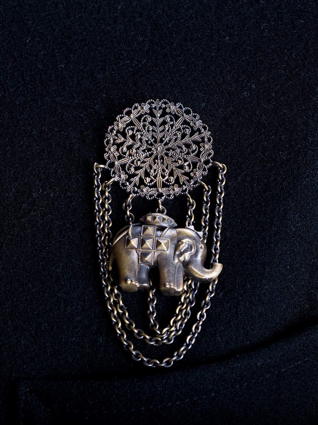 Messing Elefant Manschettenknopf Tiermotiv Manschettenknöpfe Elefant Manschettenknöpfe & Reversnadel Elefant Pin Elefant Revers Pin Geschenk Set für Herren