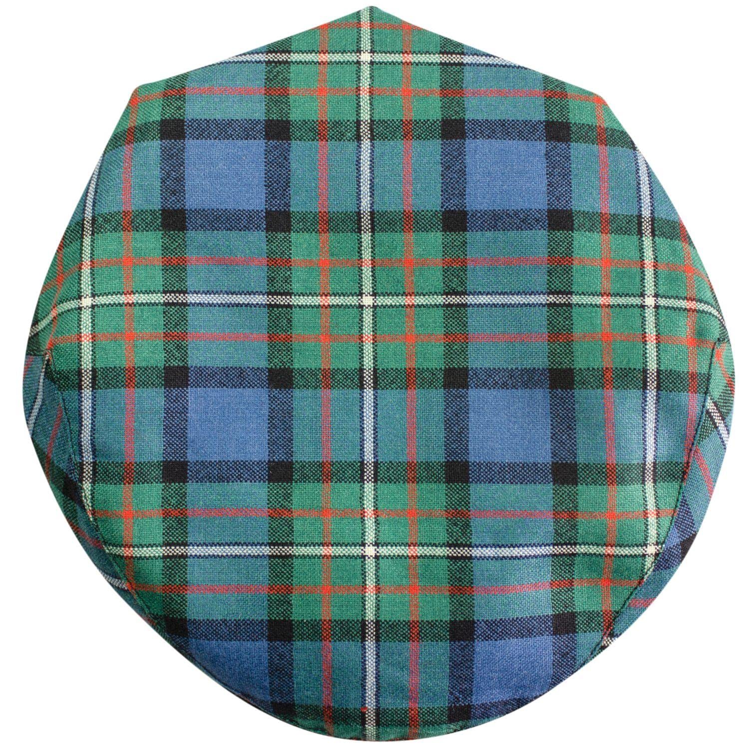 I LUV LTD Diseño de Tartán Gorras Planas Ferguson Ancient Tartan Hombres y Mujeres Talla única Banda Elástica Ajuste Cómodo Hecho Escocés