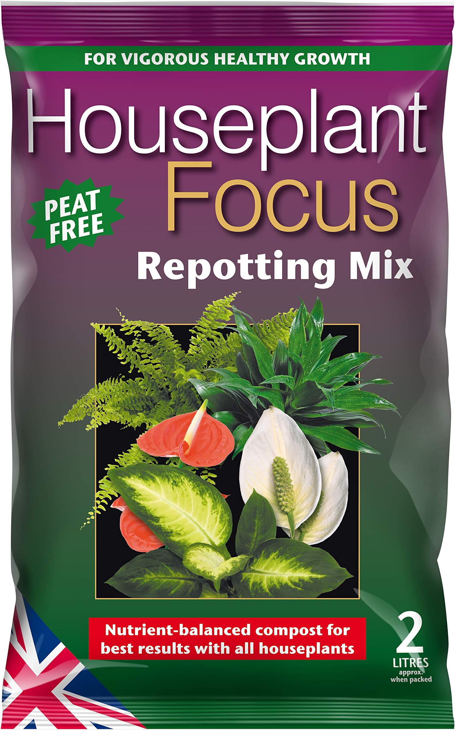 Houseplant Focus Repotting Mix 2 Litre