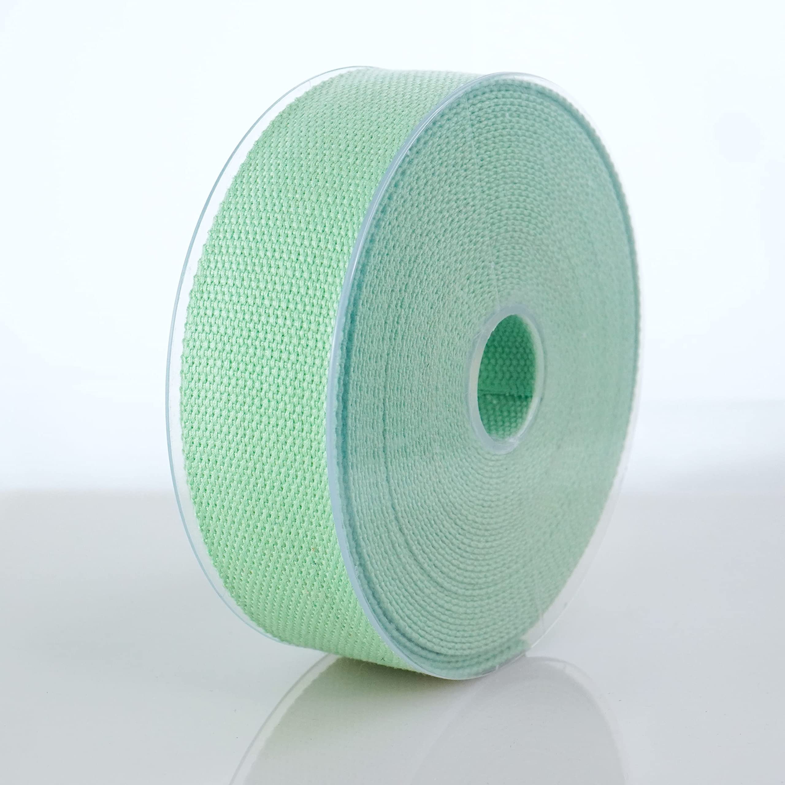 Sangle Coton Trimz 5m X 30mm - Jaune Fluorescent - Pour Poignées Sac, Ameublement, Bricolage