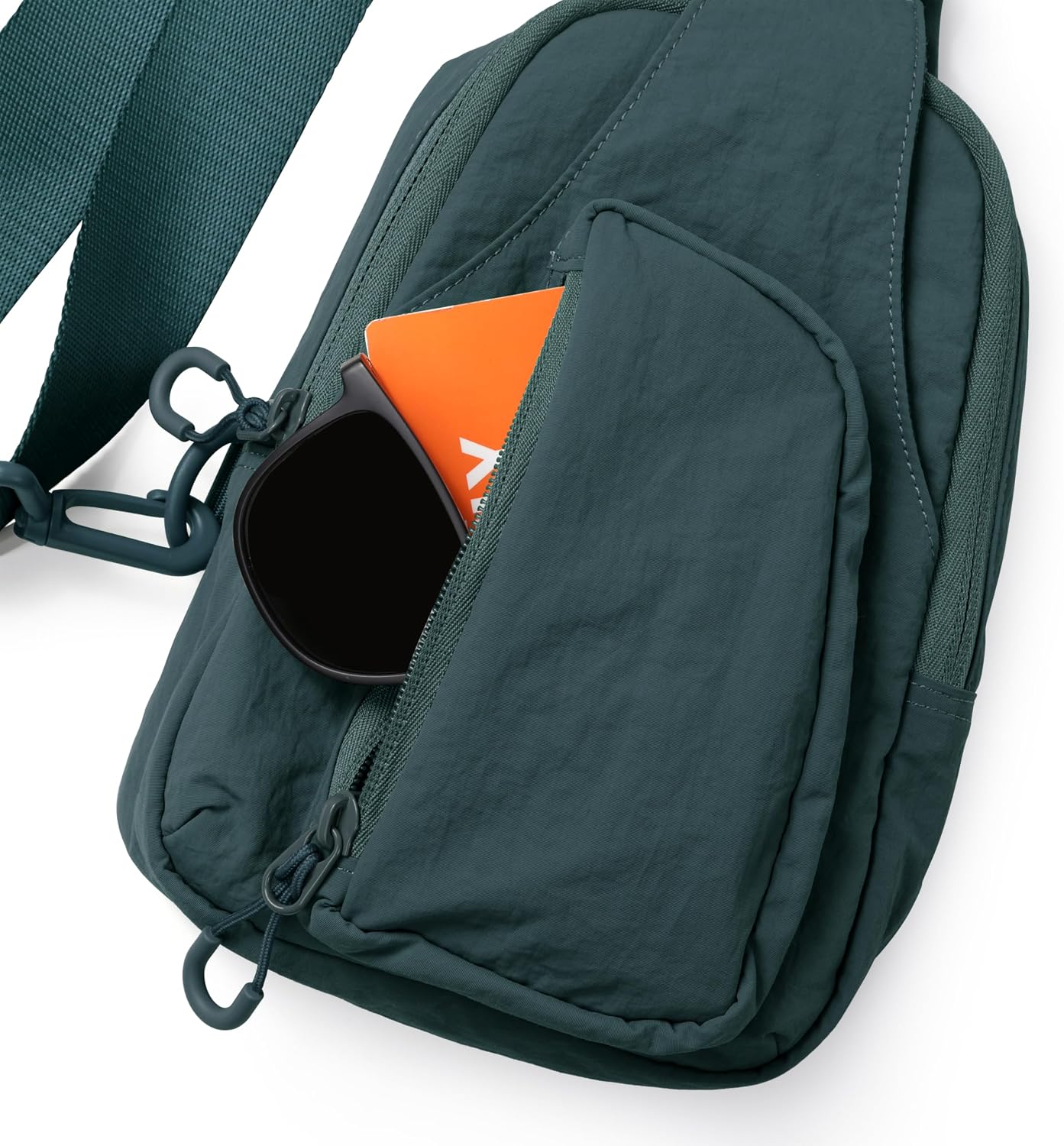 ODODOS Sling Bag with Adjustable Straps Crossbody Chest Bag Lightweight Backpack for Casual Traveling Hiking
